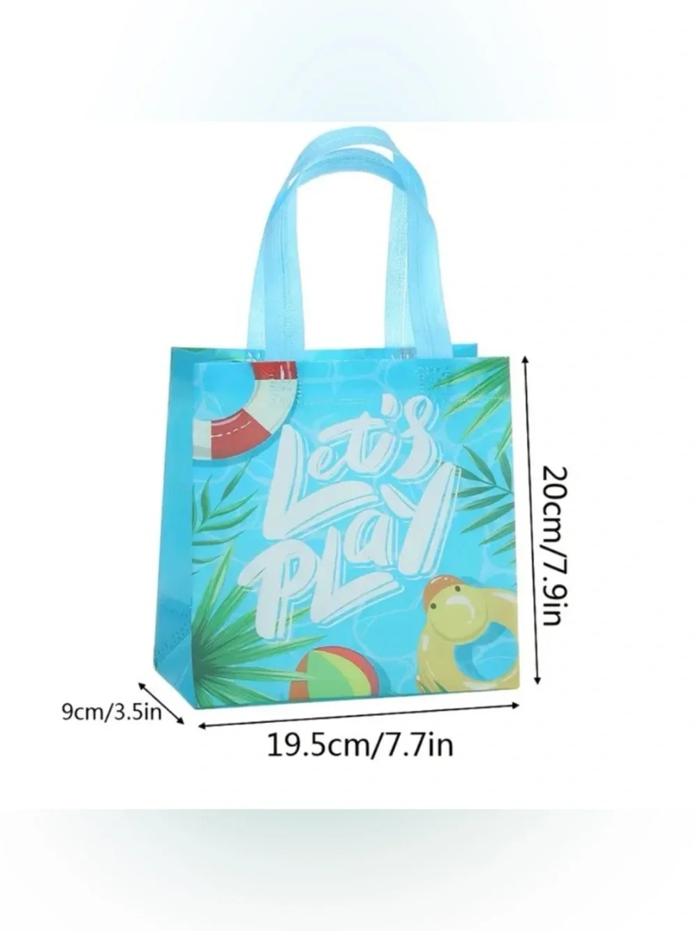 Gift for Her/Him 24pcs Summer Pool Party Tote Bag Packs with Handle (New)